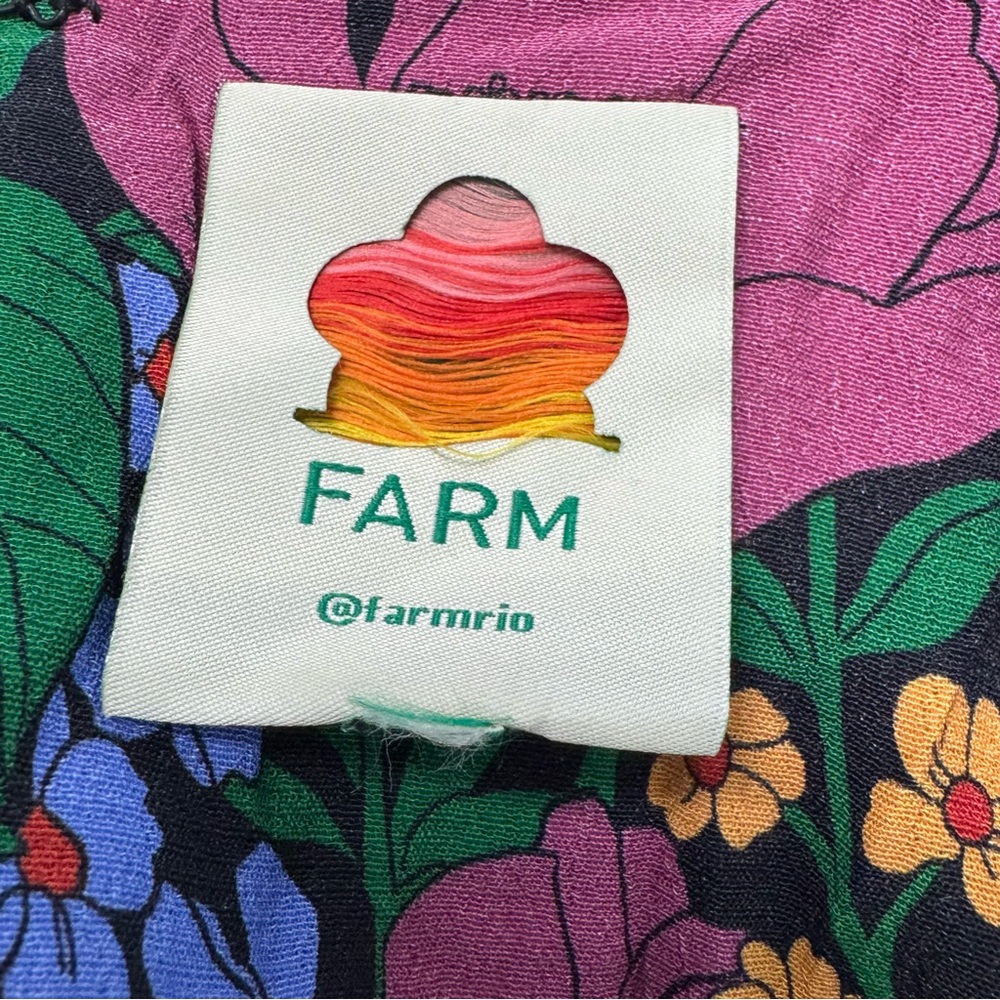 FARM Rio Colorful Floral Long Sleeve Dress - Picture 14 of 16